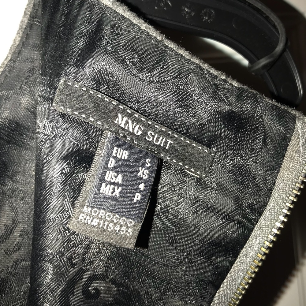 Midi grey winter dress